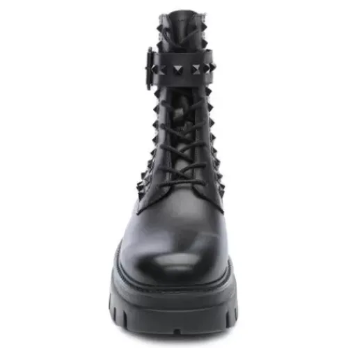 ASH Lucas Studs | Studded Combat Boots Black Fashion