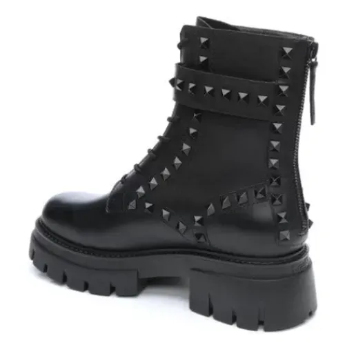ASH Lucas Studs | Studded Combat Boots Black Fashion