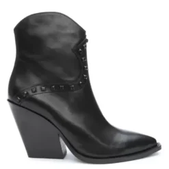 ASH Boy Bis Western Studded Bootie Black Clearance