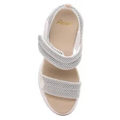 ASH Cosmos Platform Wedge Sandal | Platform Sandals | Black/Silver Outlet
