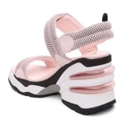 ASH Cosmos Platform Wedge Sandal | Platform Sandals | Black/Silver Outlet