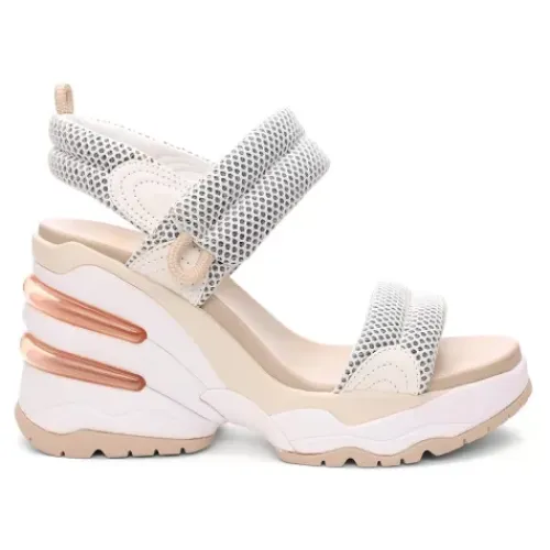 ASH Cosmos Platform Wedge Sandal | Platform Sandals | Black/Silver Outlet