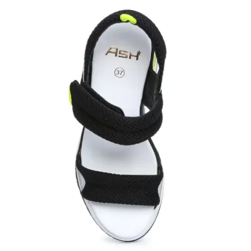 ASH Cosmos Platform Wedge Sandal | Platform Sandals | Black/Silver Outlet