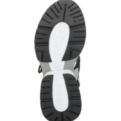ASH Cosmos Platform Wedge Sandal | Platform Sandals | Black/Silver Outlet