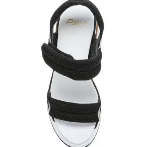 ASH Cosmos Platform Wedge Sandal | Platform Sandals | Black/Silver Outlet