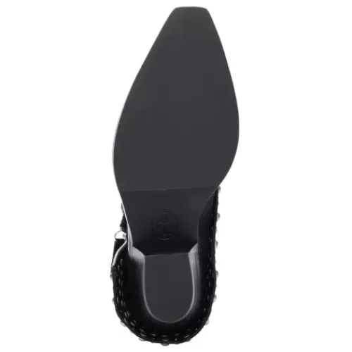 ASH Djangles Studded Western Boots | Fold Over Boots | Black Best
