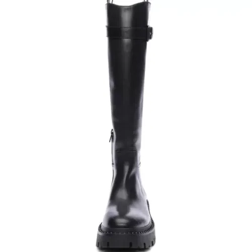 ASH Galaxy Riding Boots | Women's Boots | Black Store