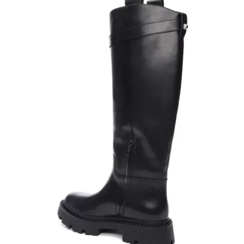 ASH Galaxy Riding Boots | Women's Boots | Black Store