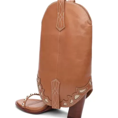 ASH Kentucky Almond Bootie Sandal Almond/Eggnug Fashion