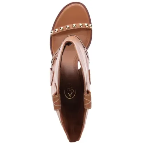 ASH Kentucky Almond Bootie Sandal Almond/Eggnug Fashion