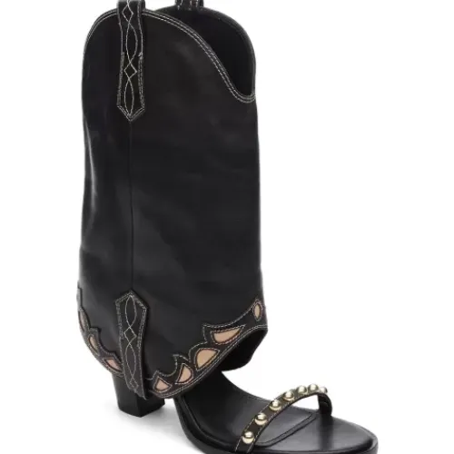 ASH Kentucky Almond Bootie Sandal Almond/Eggnug Fashion