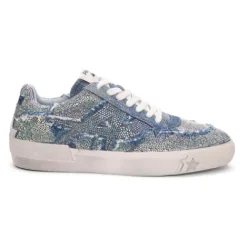 ASH Malibu Strass Embellished Denim Sneaker DarkBlueWash Shop