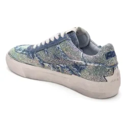 ASH Malibu Strass Embellished Denim Sneaker DarkBlueWash Shop