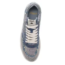 ASH Malibu Strass Embellished Denim Sneaker DarkBlueWash Shop