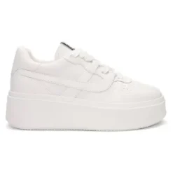 ASH Match Eco-Friendly Tumbled Leather Platform Sneaker Off-White/White Store
