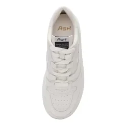 ASH Match Eco-Friendly Tumbled Leather Platform Sneaker Off-White/White Store
