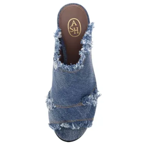 ASH Maui Denim Platform Sandals | Womens | BlueWash Hot