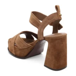 ASH Melany Suede Platform Sandals | Suede Heels | Black New