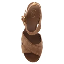 ASH Melany Suede Platform Sandals | Suede Heels | Black New