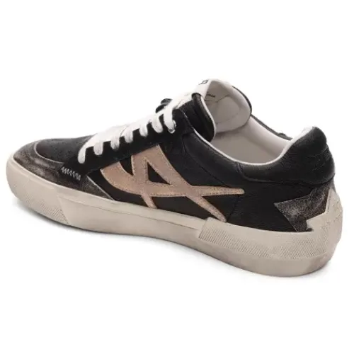 ASH Moonlight Vintage Metallic Sneaker Black/Gold Best Sale