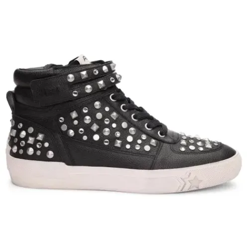 ASH Myriad Studded High Top Sneakers | Spiked Sneakers | Black Best