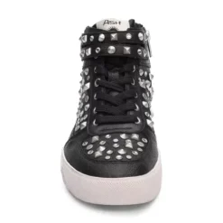 ASH Myriad Studded High Top Sneakers | Spiked Sneakers | Black Best