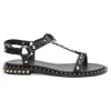ASH Patsy Studded Flat Sandal Black Best Sale