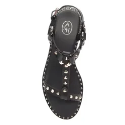 ASH Patsy Studded Flat Sandal Black Best Sale