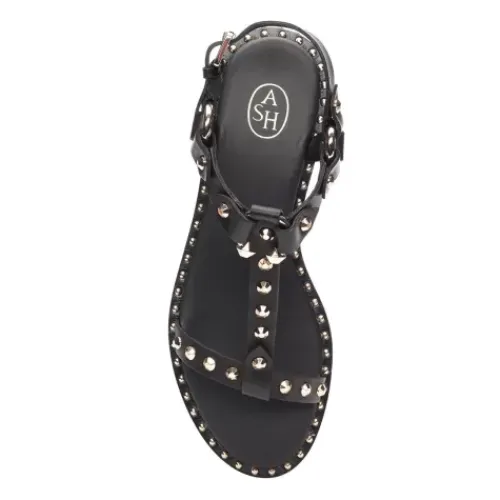ASH Patsy Studded Flat Sandal Black Best Sale