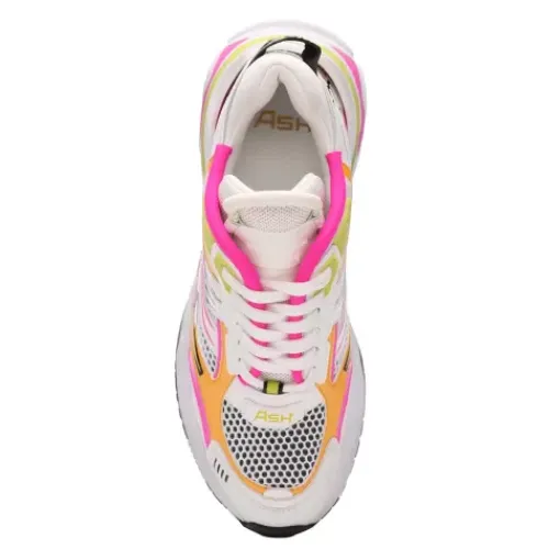 ASH Race Brights Fion Sneaker Fuschia/White/Black Best Sale