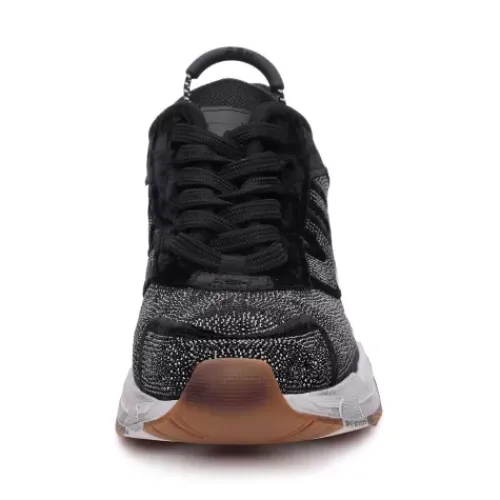 ASH Race Strass Velvet Fion Sneaker Black/Black/Black Hot
