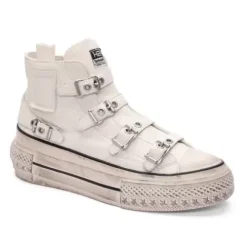 ASH Rainbow Leather Buckle Hightop Sneaker Tofu Store