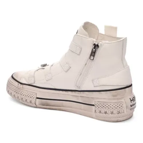 ASH Rainbow Leather Buckle Hightop Sneaker Tofu Store