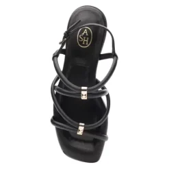 ASH Ruby Tubular Strappy Sandal Black Best Sale