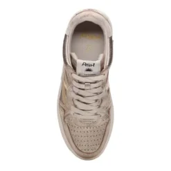 ASH Starlight Bis Vintage Silver Metallic Sneakers | DarkSilver/White Fashion