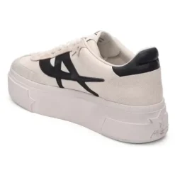 ASH Starmoon Platform Sneaker OffWhite/Beige-White/Black Online