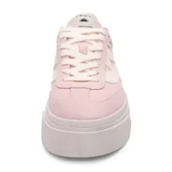 ASH Starmoon Suede Platform Sneakers - Pink/White | CrystalRose/White Shop