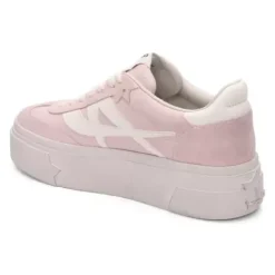 ASH Starmoon Suede Platform Sneakers - Pink/White | CrystalRose/White Shop