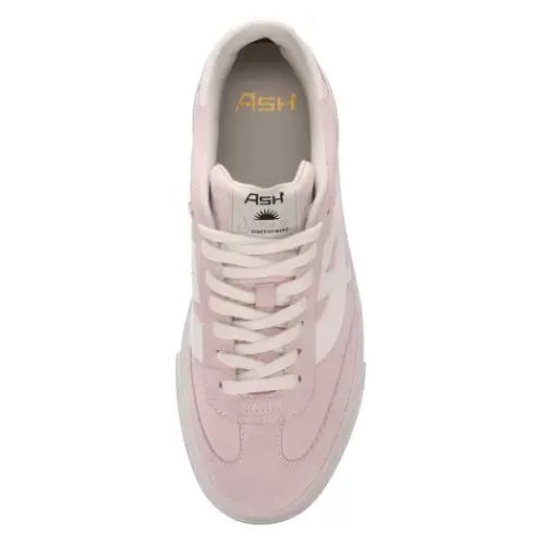 ASH Starmoon Suede Platform Sneakers - Pink/White | CrystalRose/White Shop