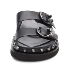 ASH Ulla Studded Footbed Sandal Black Flash Sale