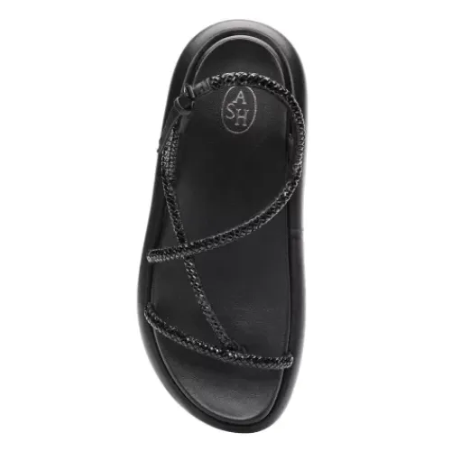 ASH Vera Embellished Strappy Dress Sandal Black Hot